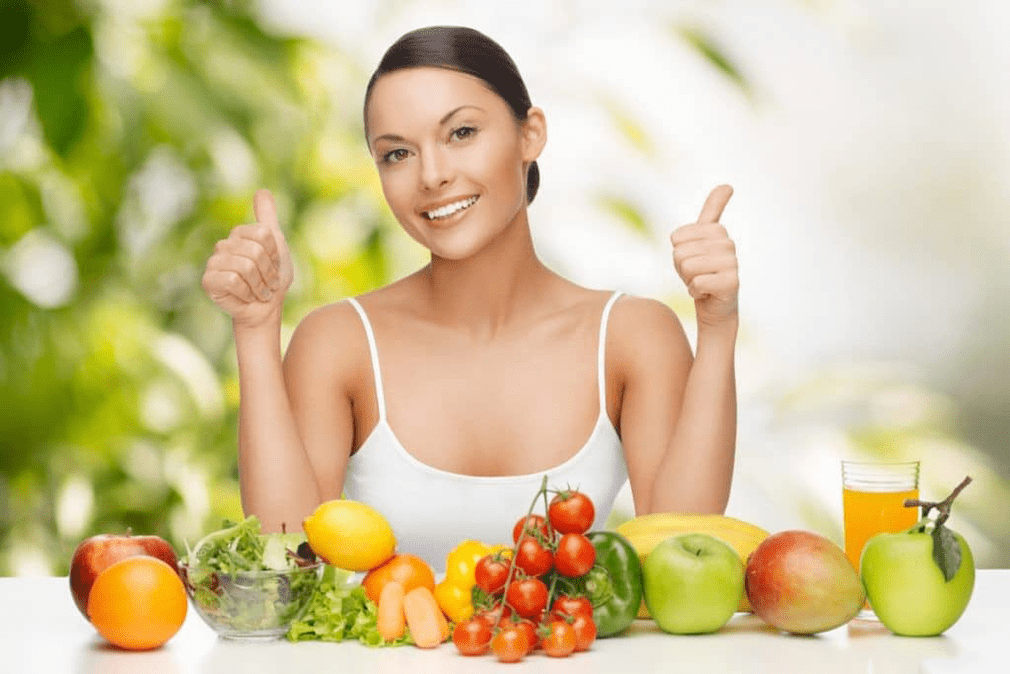 buah-buahan dan sayuran dalam diet